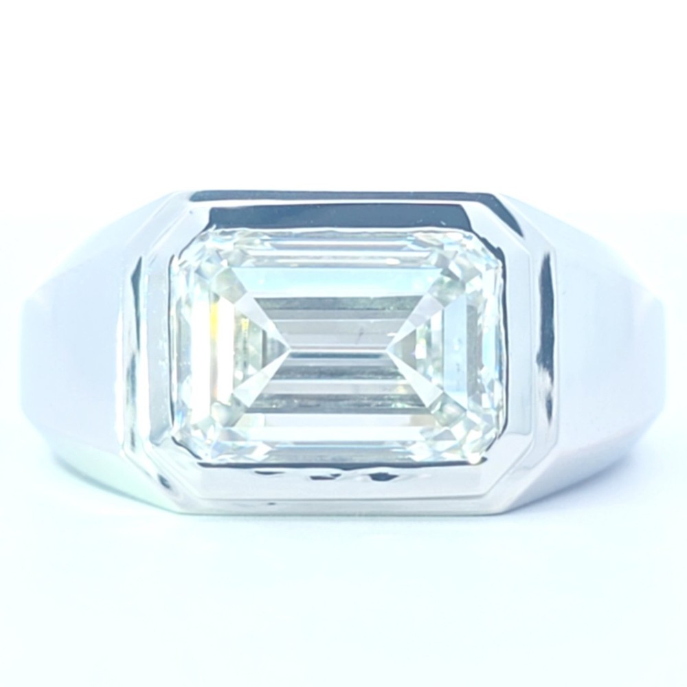 Ring Platinum 8.00ct. Diamond (Lab-grown) -MEN'S Jewellery/ RING - IGI Certified