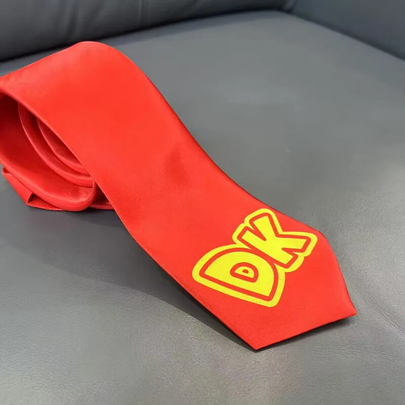 DK Mario Bros Cosplay Necktie Peach Princess Red Tie Movie Costume Accessory  