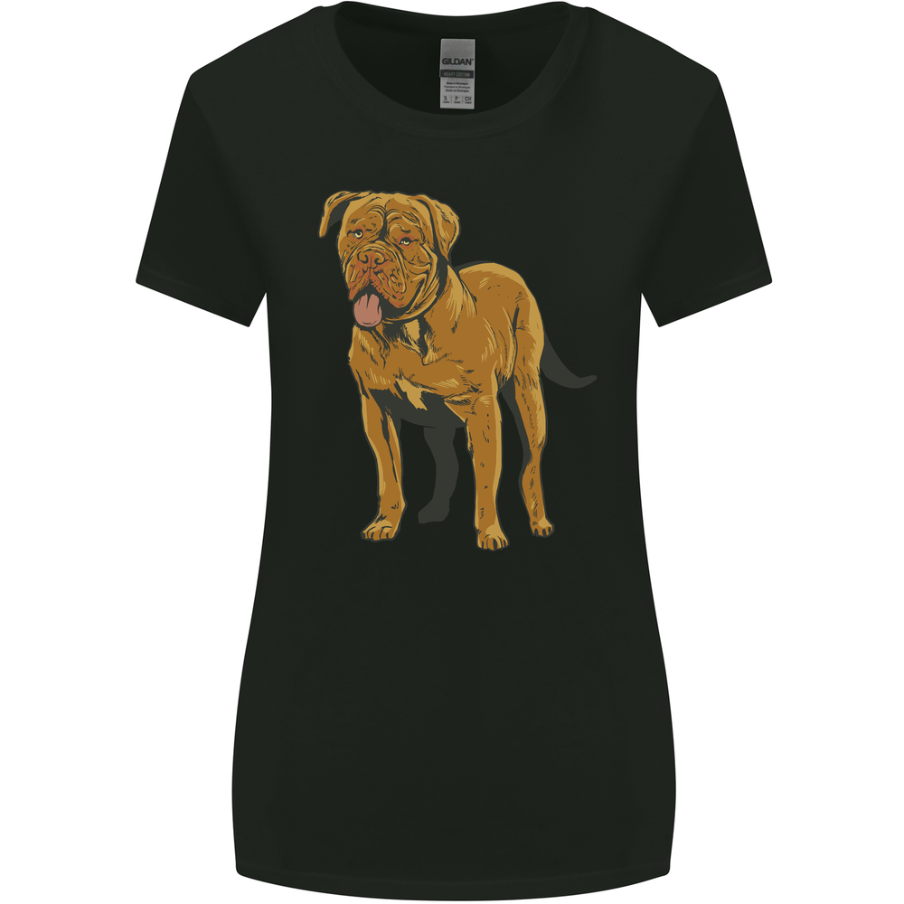 French Mastiff Dogue Bordeaux Dog Womens Wider Cut T-Shirt