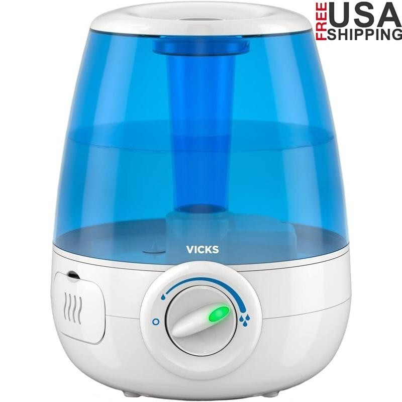 Filter-Free Ultrasonic Humidifier Cool Mist Quiet Baby Kid Bedroom Relief New