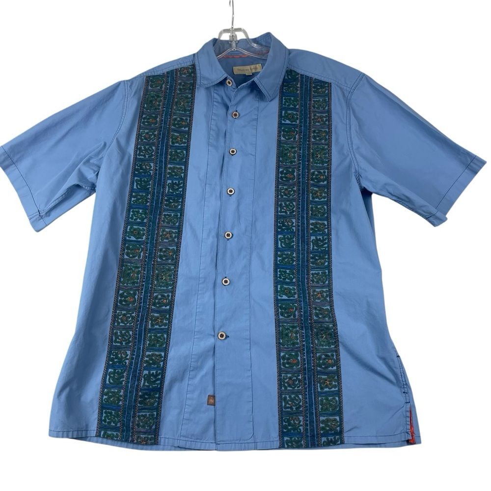 Men's Territory Ahead 100% Cotton Short Sleeve Button Down Large 0079