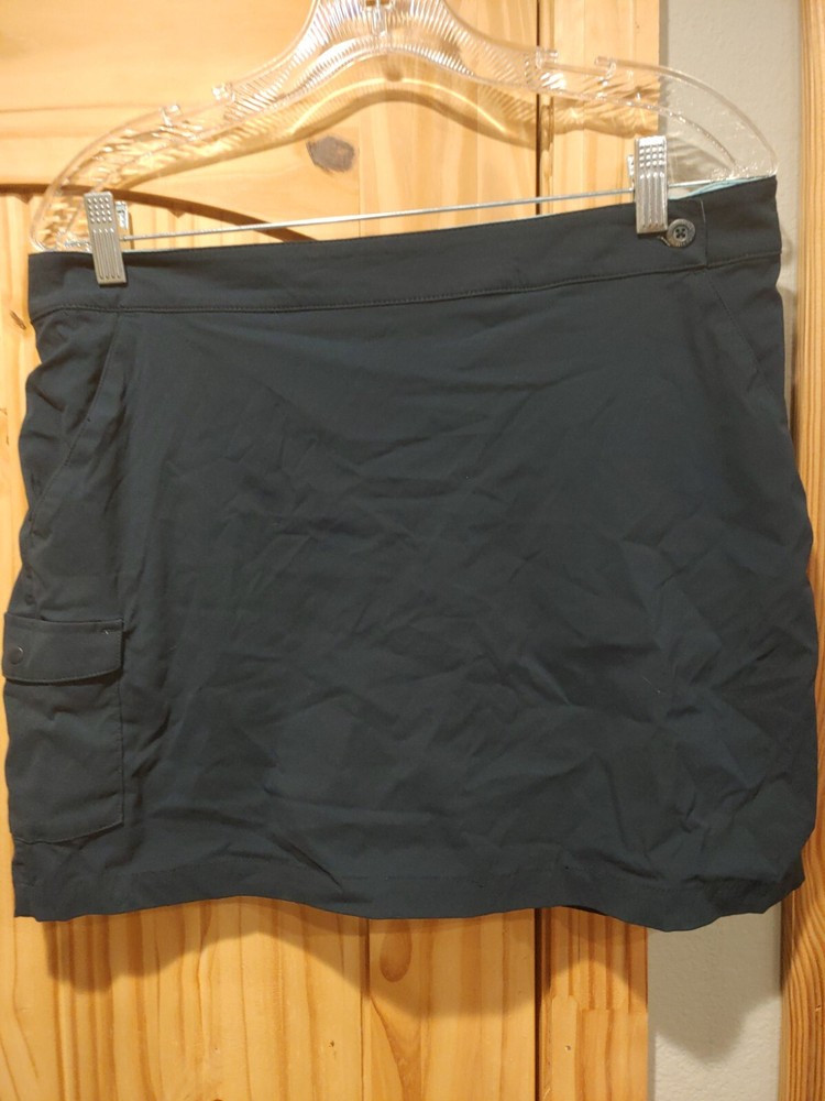 Columbia PFG Omni Skort Women’s Activewear Blue Fishing Hiking Medium Size 10
