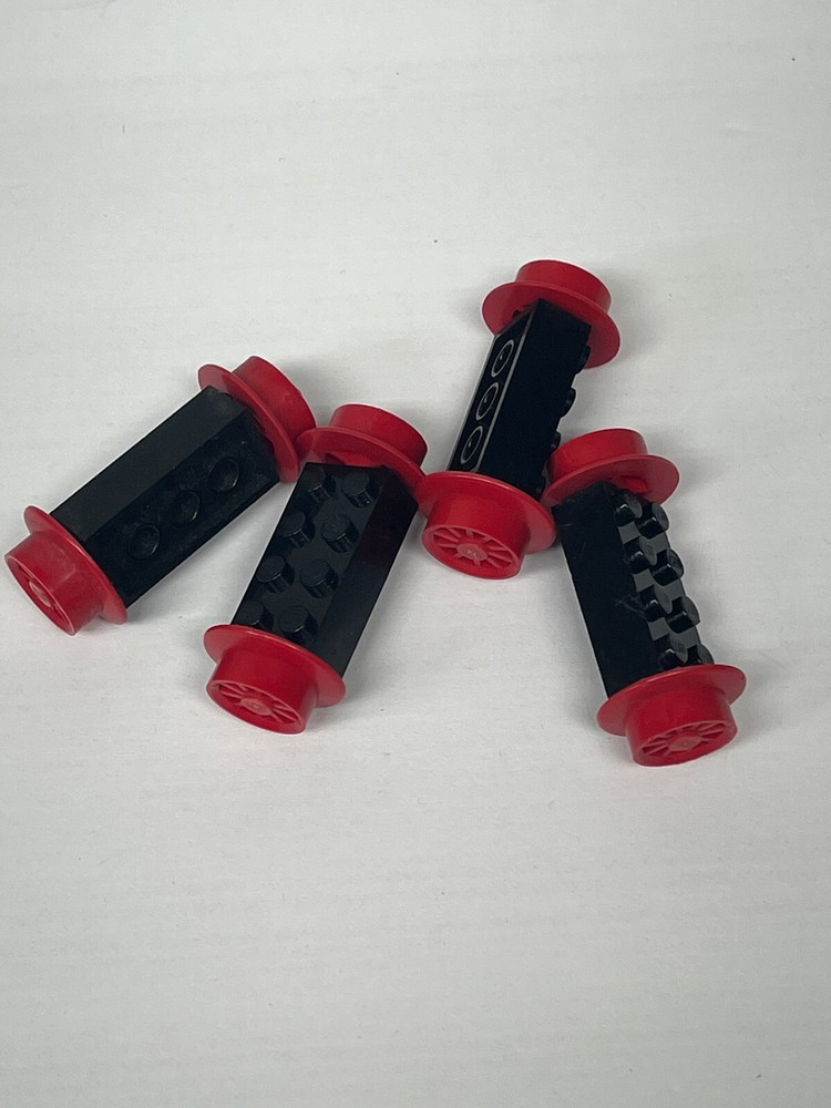 Lot Of LEGO Spoked Wheels Train Wagon Vintage