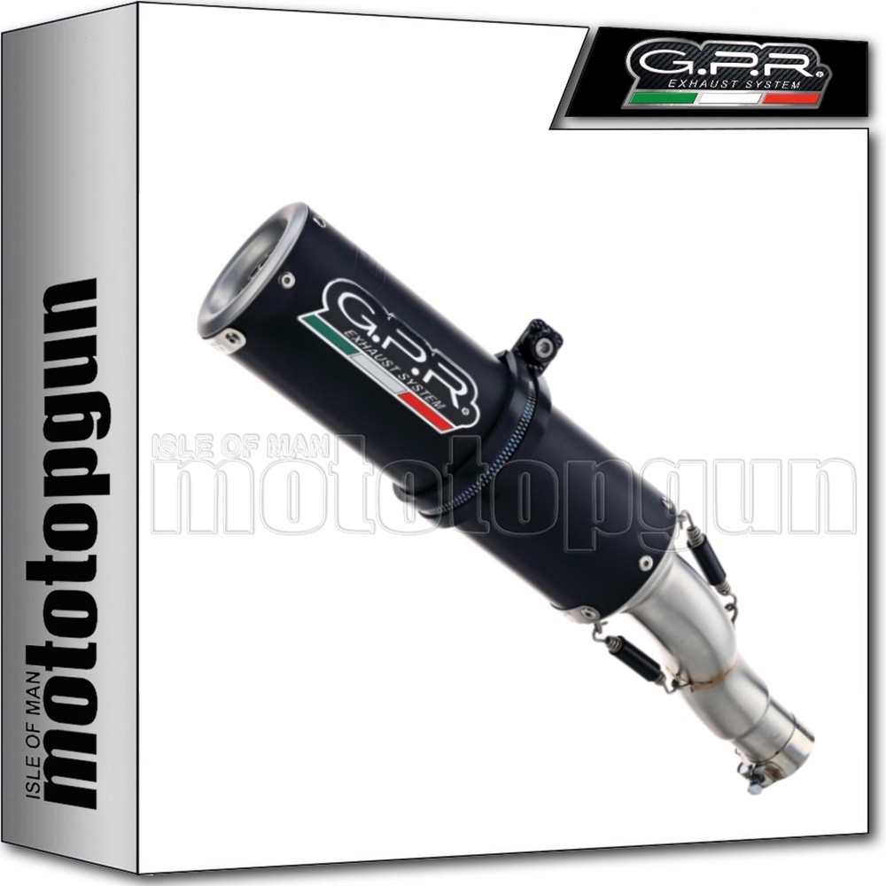 GPR Black Titanium Full Exhaust System for Kawasaki Vulcan 650 S 2023