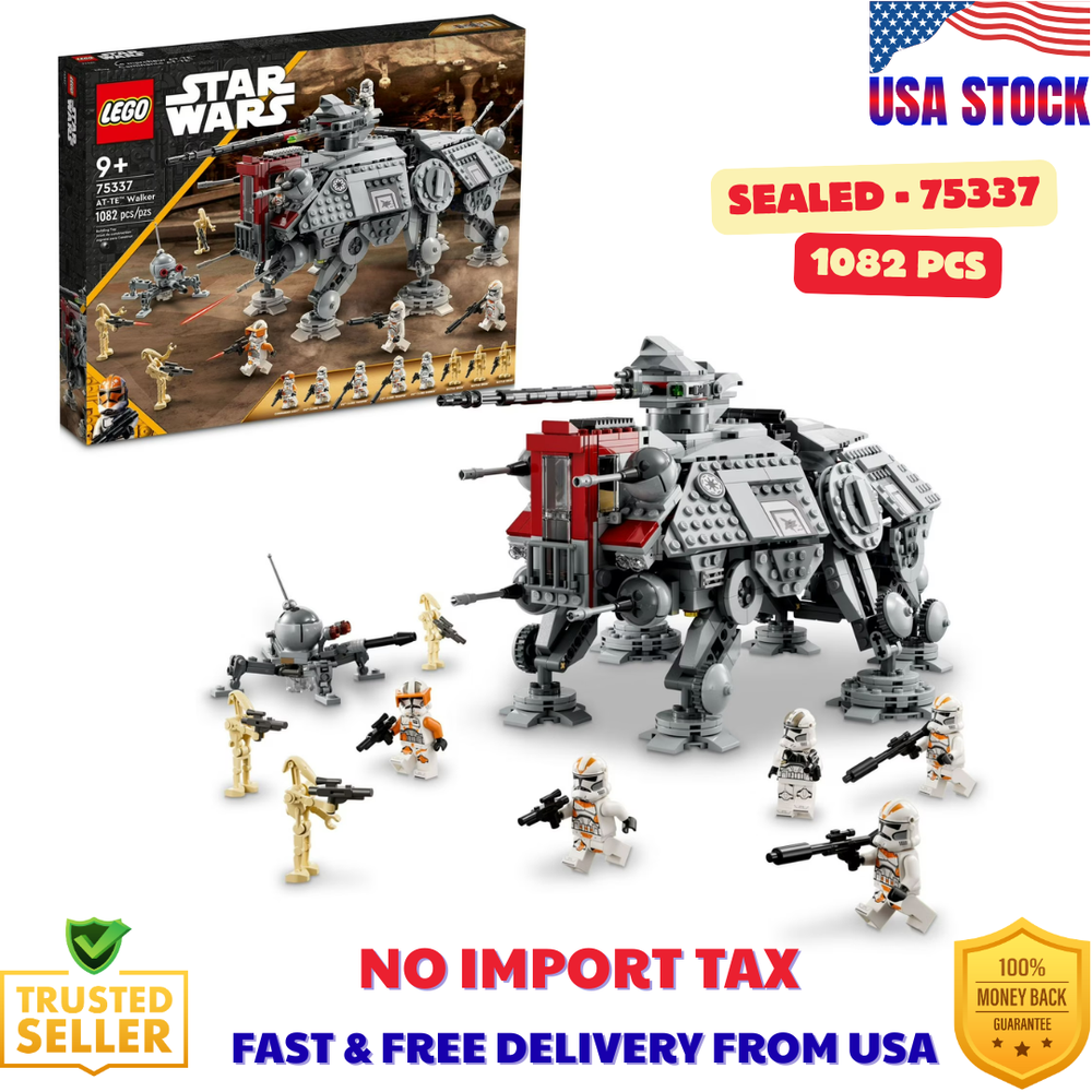LEGO® Star Wars AT-TE Walker 75337 6 Minifigs Poseable Revenge Sith Clone Set