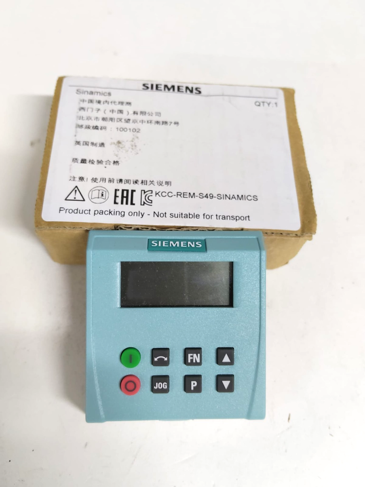 SIEMENS 6SL3255-0AA00-4BA1 KEYPAD SINAMICS G110/120 BOP