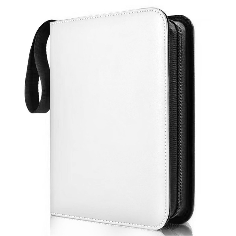 Card Binder for Jumbo Cards, PU Leather Card Binder with 50Pcs Sleeves, Doubl...