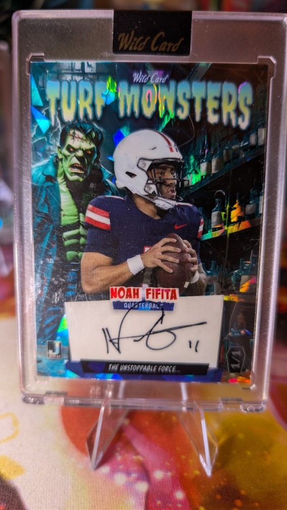 2024 Wild Card Haunted Hits Monster Hunt Noah Fifita Turf Monster Auto 1/1