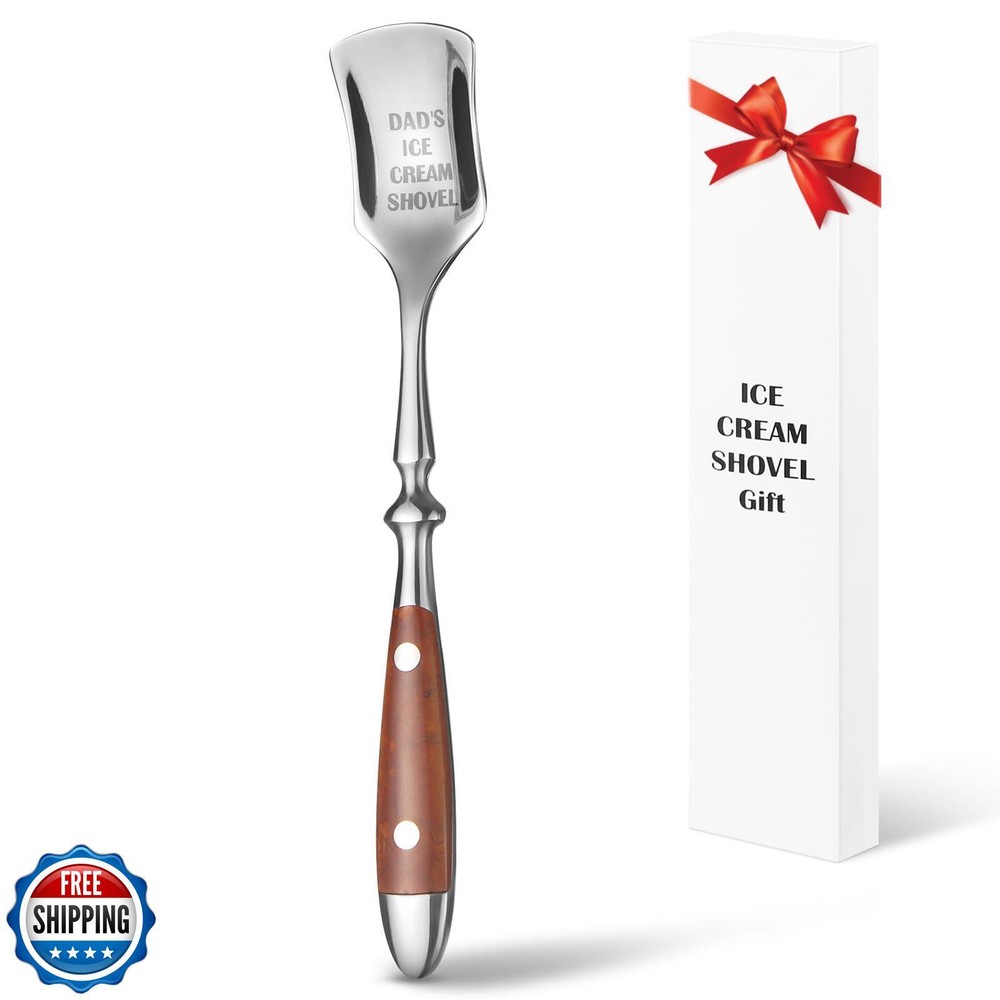 Funny Fathers Day Gift - Dad’s Ice Cream Shovel for Ice Cream Lovers-image