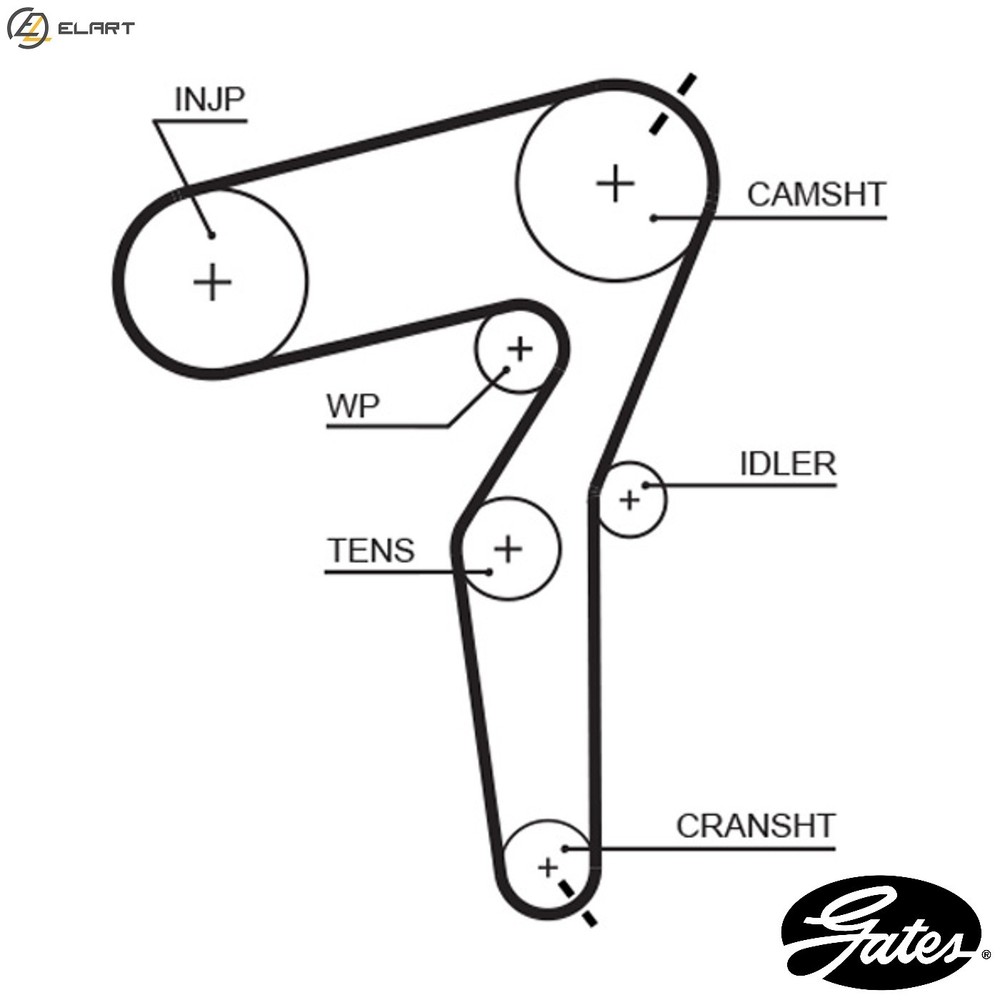 TIMING BELT 5650XS FOR SUZUKI SX4/CLASSIC/MONOCAB  ALFA ROMEO  FIAT  SAAB