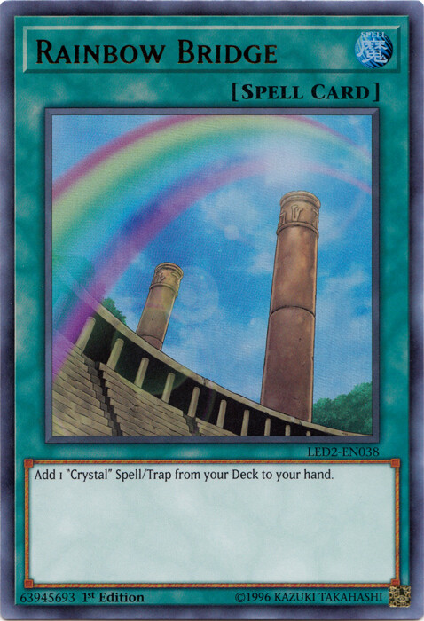 Rainbow Bridge - LED2-EN038 - Ultra Rare - 1st Edition x1 - Lightly Played