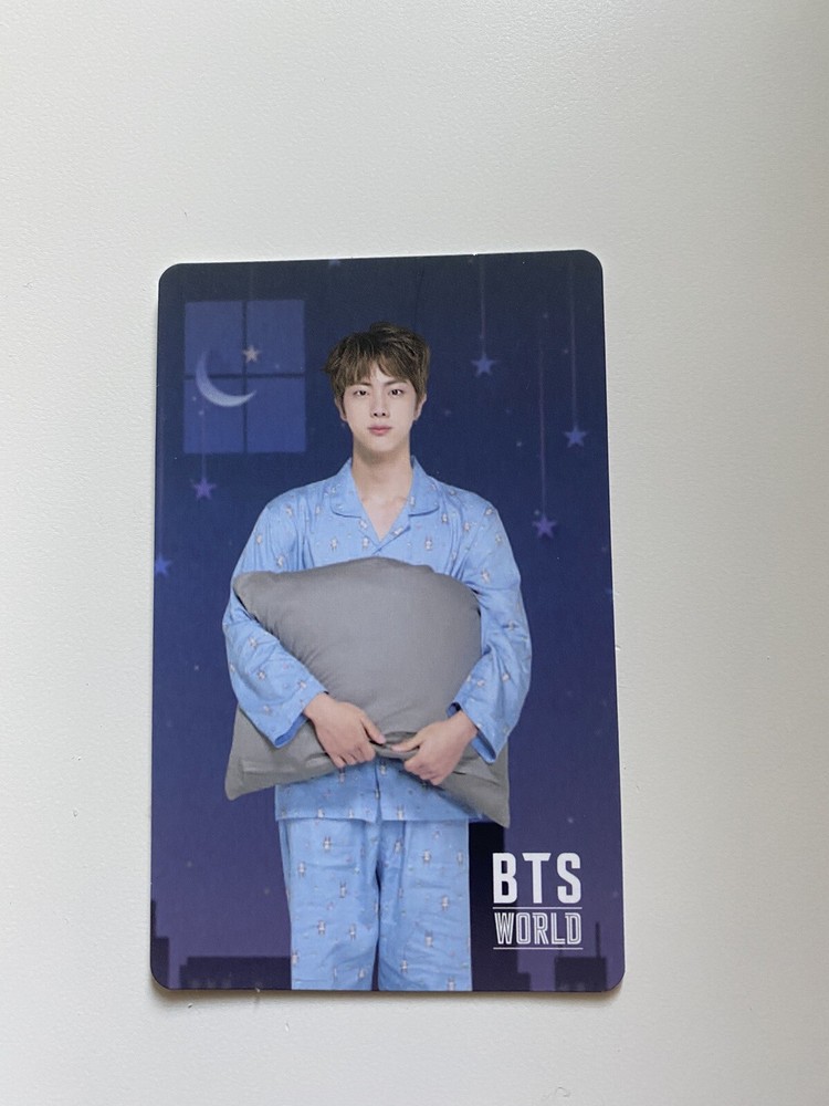 BTS WORLD OST Soundtrack Album Official Coupon Code Jin Pillow PC Photocard-image
