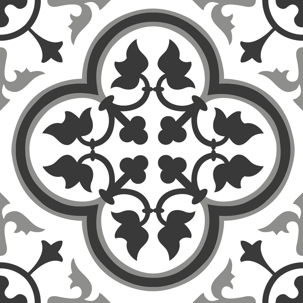 12x12 Villa Peel and Stick Floor Tiles - 10 Tiles (10 sq ft per Carton)