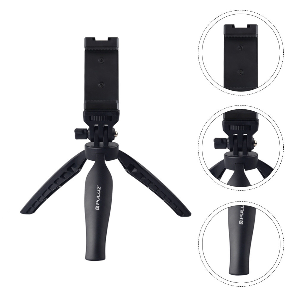 Clamp Tabletop Tripod Space-saving Extension Rod Stabilizer