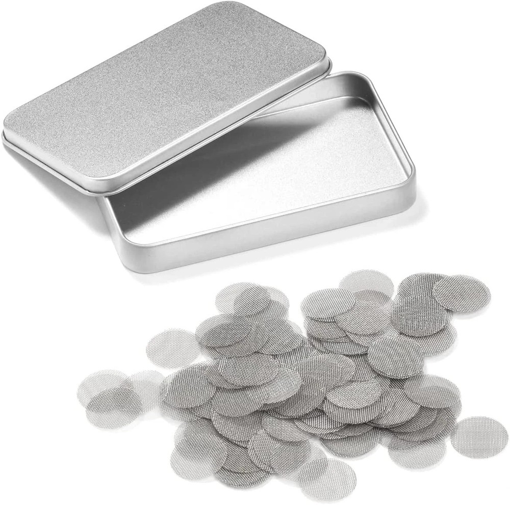 200 PCS 1/2 Inch Stainless Steel Pipe Screens, 1/2 Inch Metal Pipe Screen with M