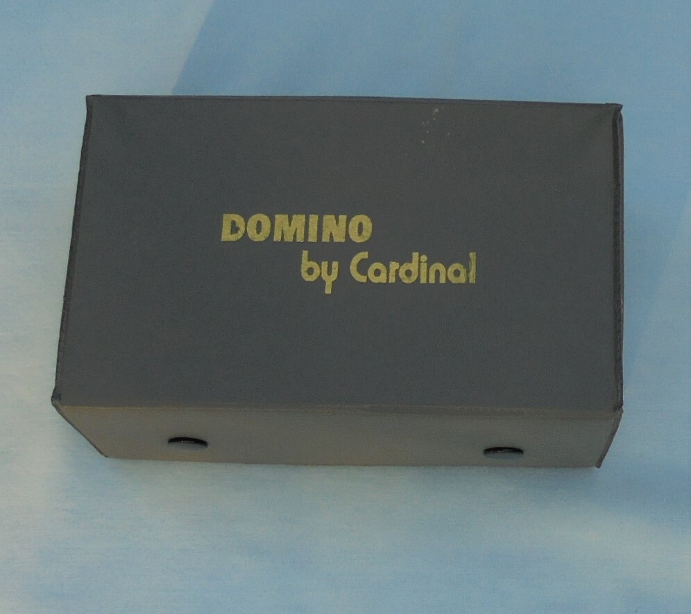 Cardinal 91 Double Twelve Jumbo Color Dot Dominoes in Vinyl Case  -image