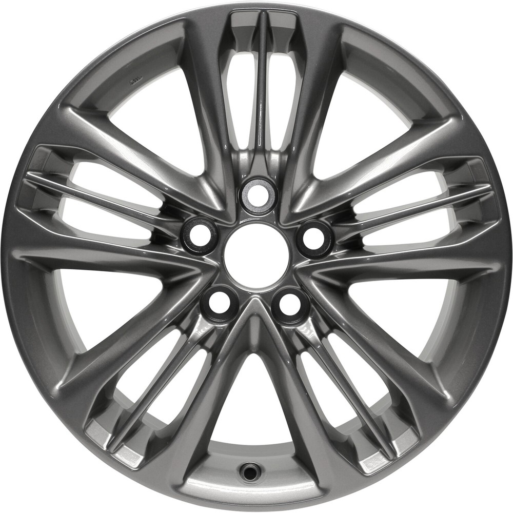 Refurbished 17x7 Painted Dark Silver Metallic Wheel fits 2015-2017 Toyota Camry