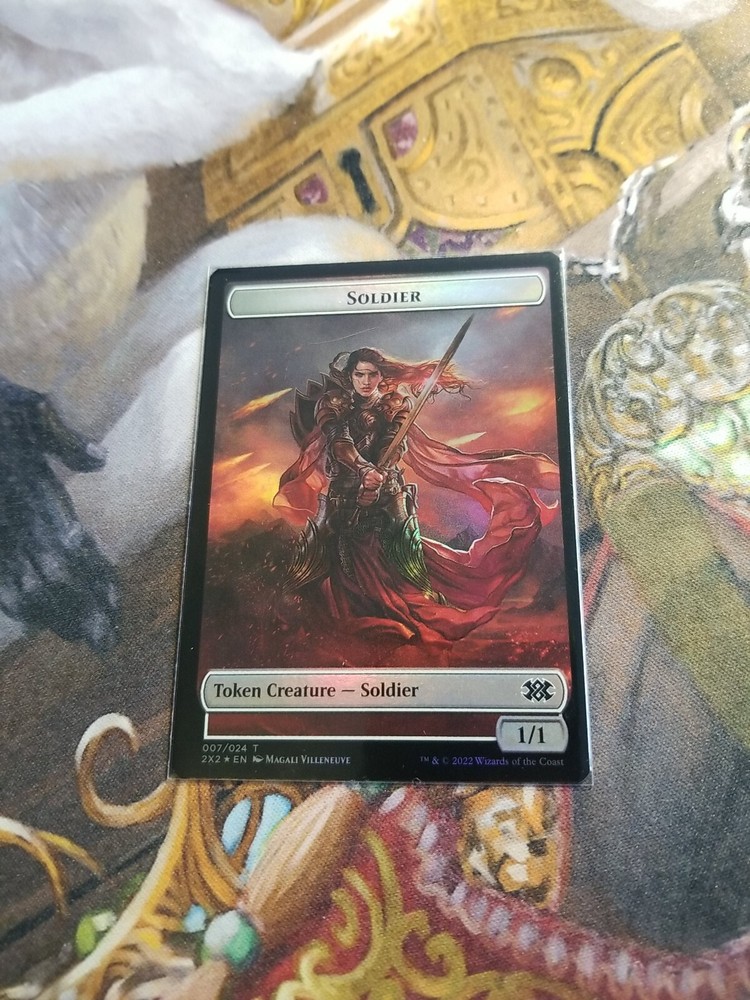Soldier / Drake Token Foil MTG Double Masters 2022 - Pack Fresh -