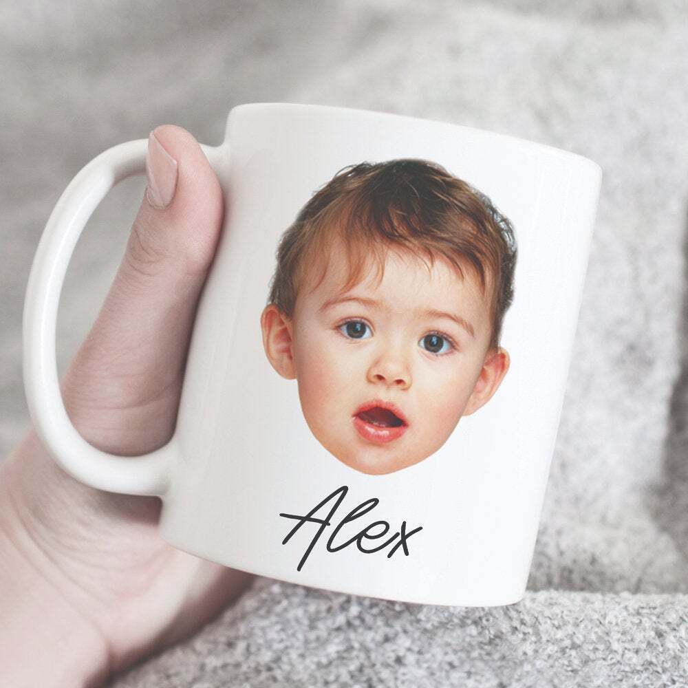 Custom Photo And Text Mug Personalized Photo Mug Face Mug Custom Photo Mug