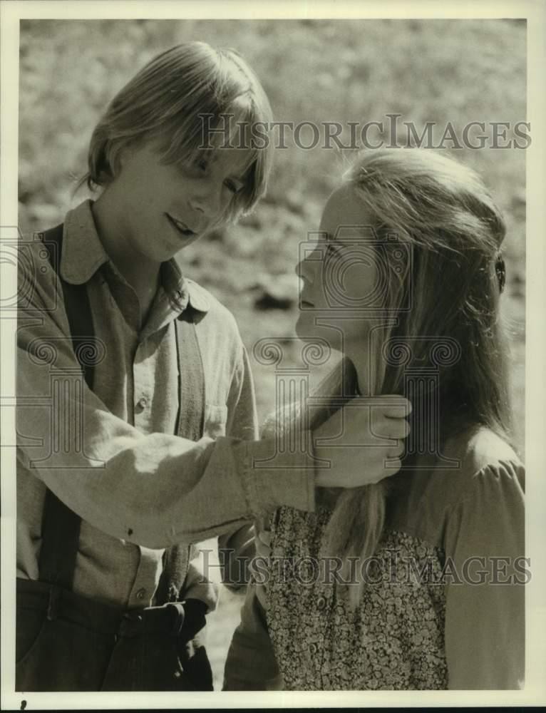 1976 Press Photo Michael LeClair, Sue Anderson in 