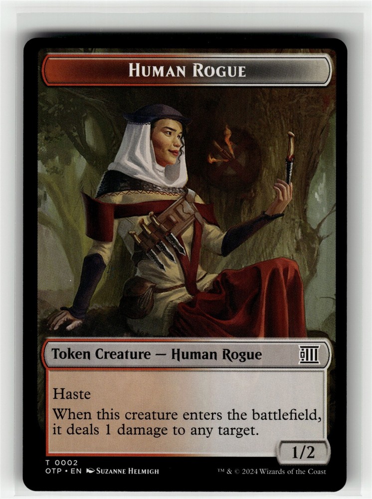 HUMAN ROGUE TOKEN Breaking News #2 OTP(NM+)(MTG)