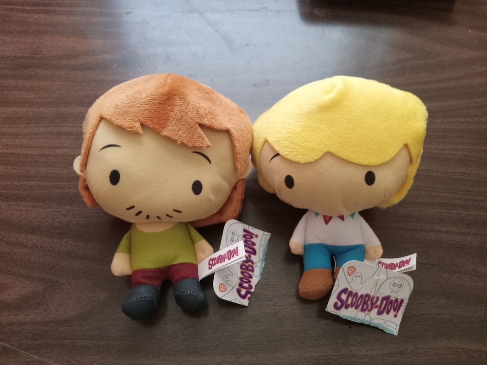Scooby Doo Chibi Small Plush Stuffed Animals Lot Shaggy & Freddy Toy Factory