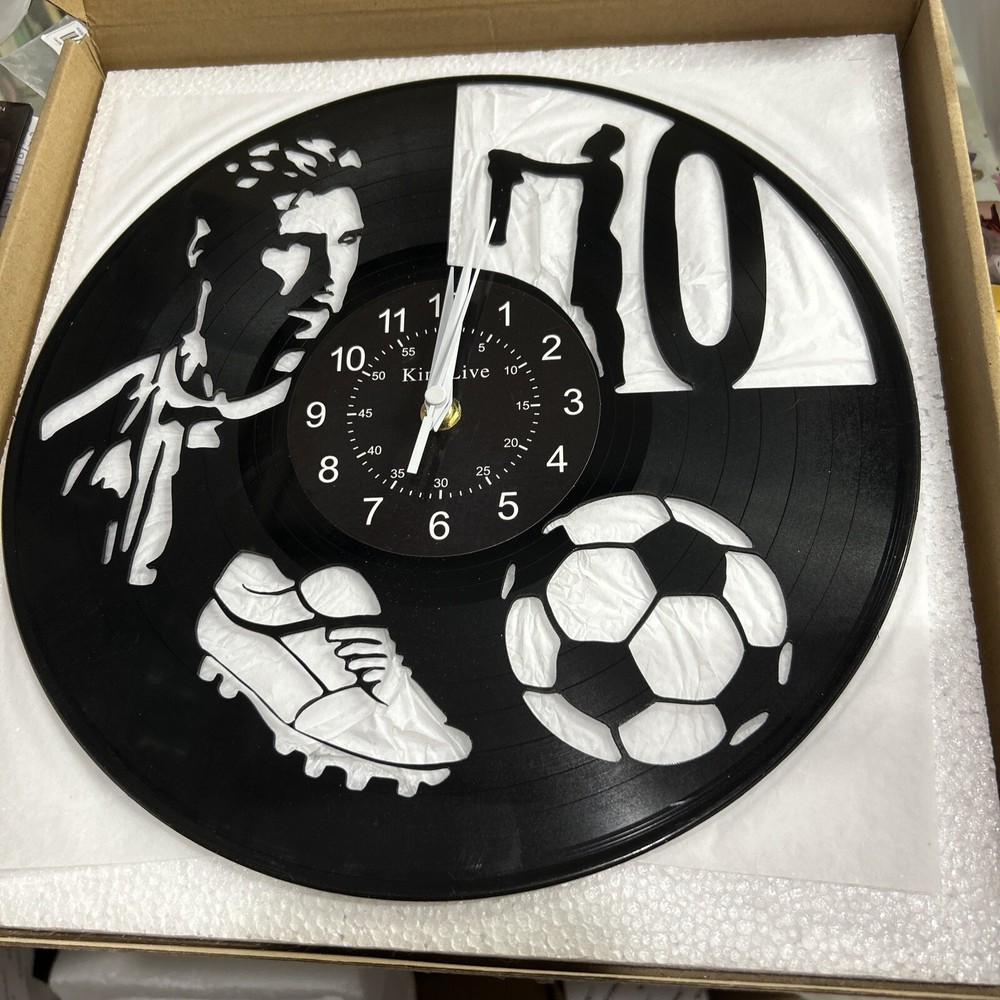 Lionel Messi Vinyl Record Wall Clock