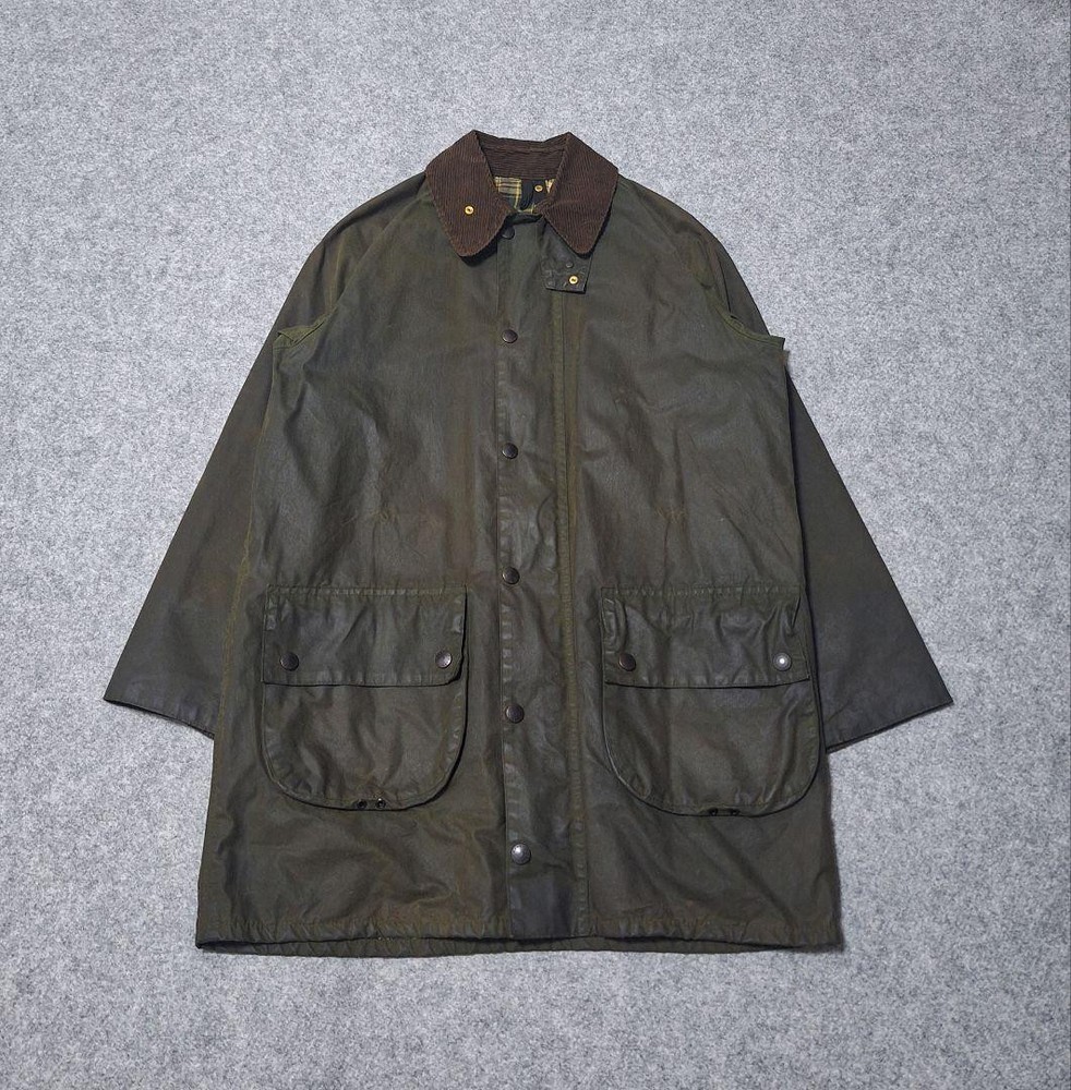 Barbour Game Fair 38 Jacket Sage 80s Rare Vintage Men's Outerwear