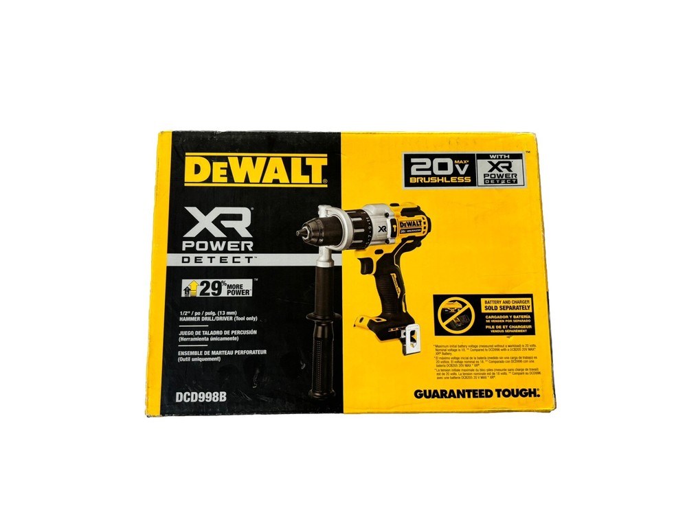 DEWALT XR POWER DETECT 20V Max Brushless Hammer Drill Kit