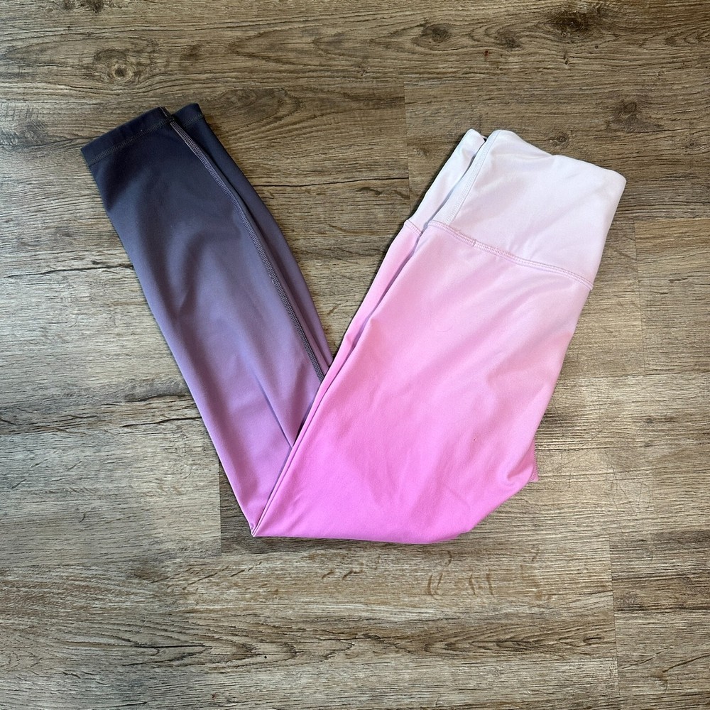 Athleta Ombre Spring Night 7/8 Leggings in Pink Purple Size XS