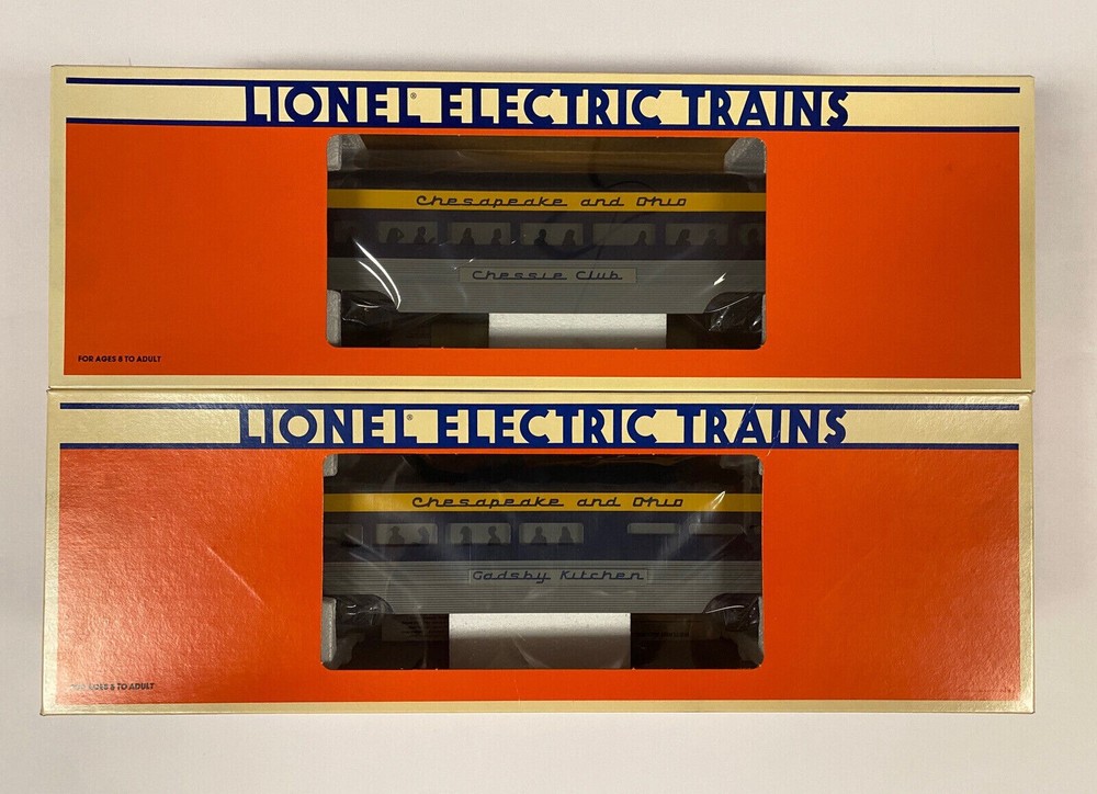 Chesapeake & Ohio Aluminum Passenger Cars Lionel 6-19148, 19149