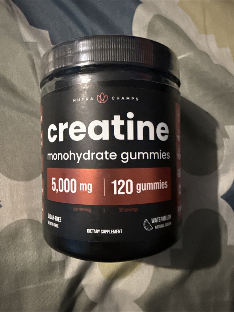 Creatine Monohydrate Gummies, Watermelon, 5,000 mg, 120 Gummies