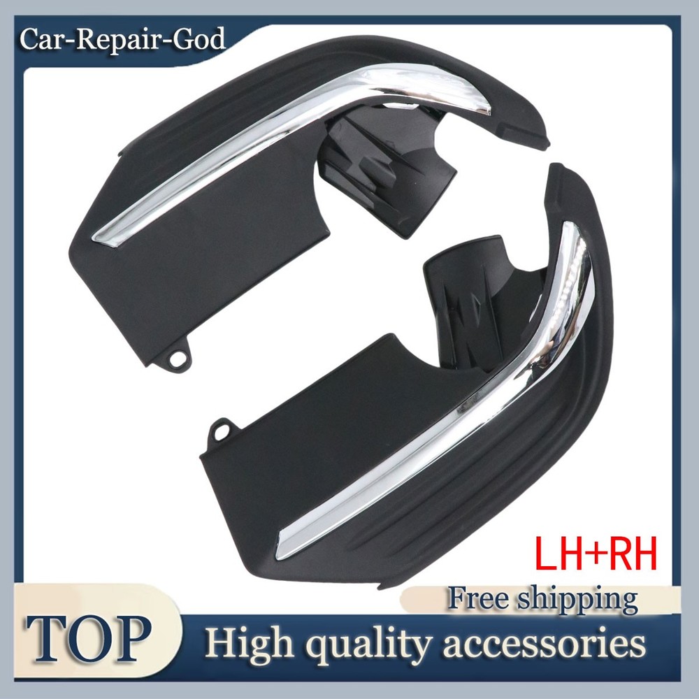 Bumper Garnish L&R Side Fit 2018-22 Honda Accord EX-L LX 71510TVAA00 71515TVAA00