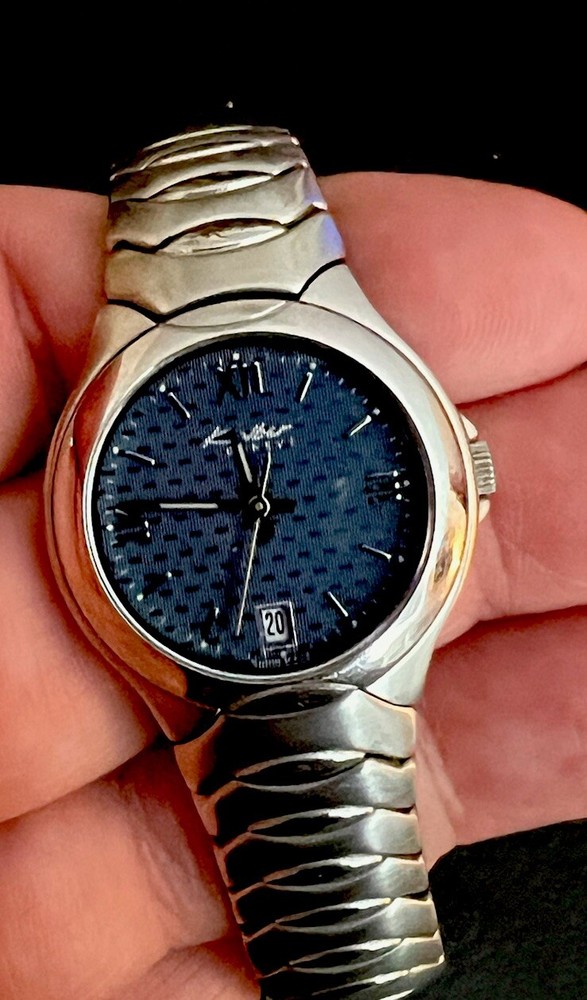 Fine Stainless Steel Kolber Sapphire Crystal Date Watch (33)