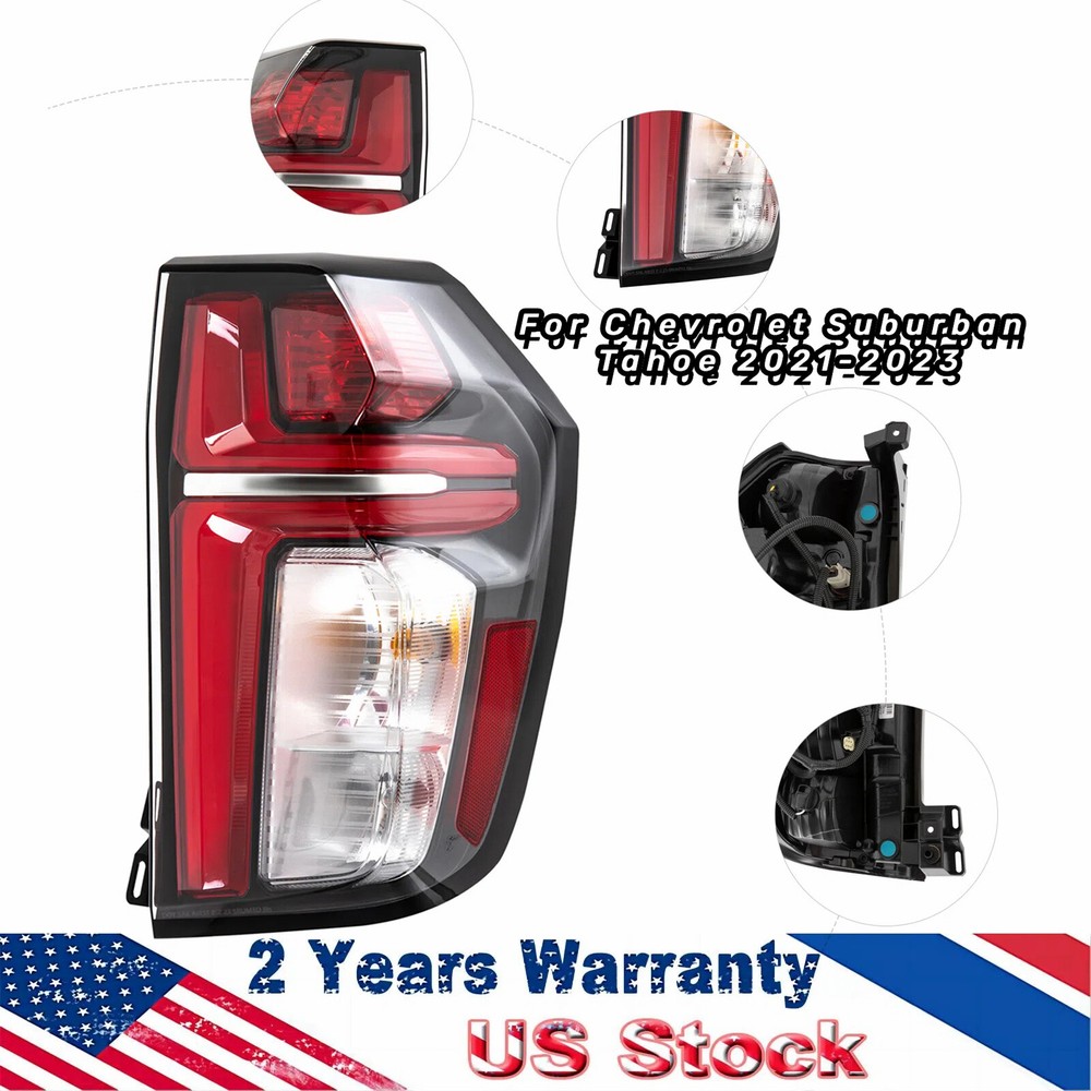 Passenger Side LED Tail light For Chevrolet 2021-2023 Suburban Tahoe Rear Lamp