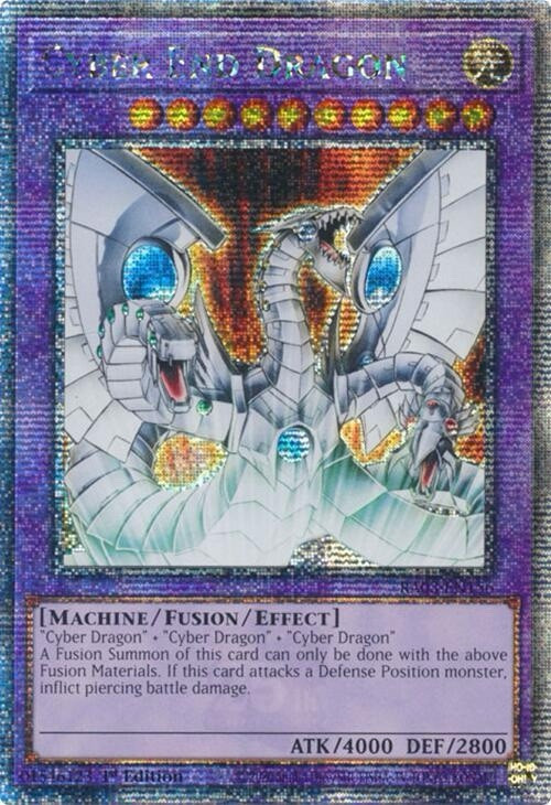 Cyber End Dragon Quarter Century Secret Rare RA03-EN156 Ultra Rare Yu-Gi-Oh Card-image