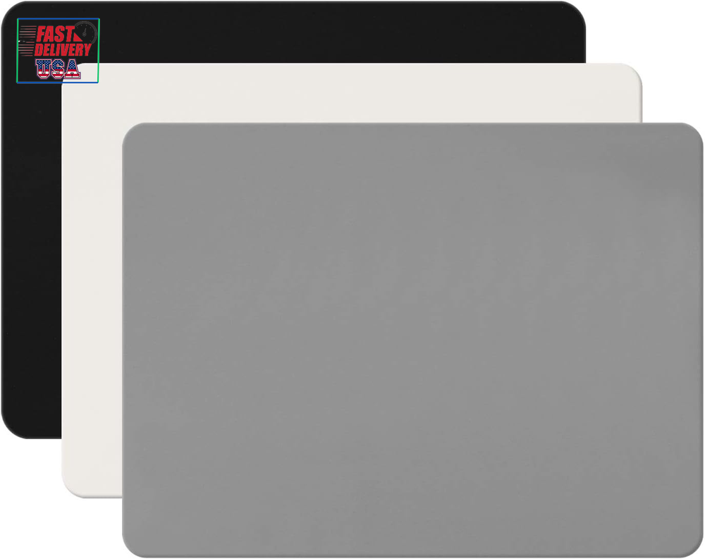 3Pack Silicone Sheet for Crafts, Resin Jewelry Casting Molds Mat, Food Grade Sil