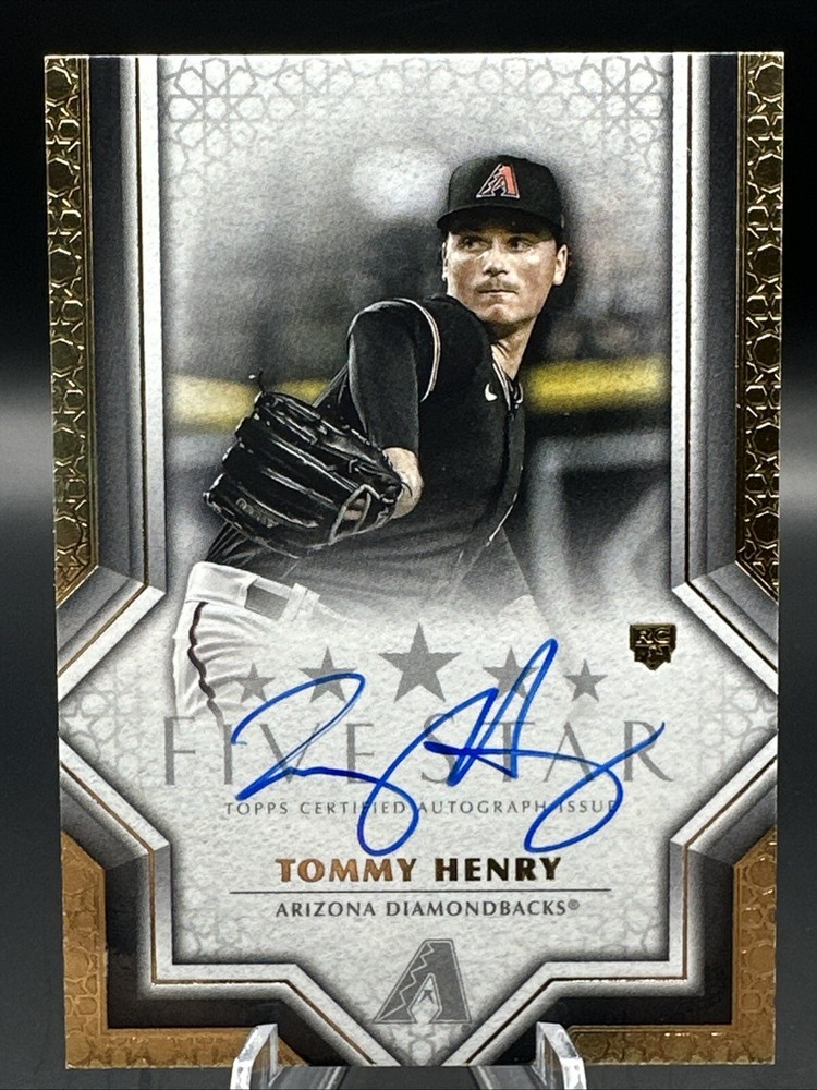 2023 Topps Five Star Autograph Tommy Henry #FSA-TH Arizona Diamondbacks RC