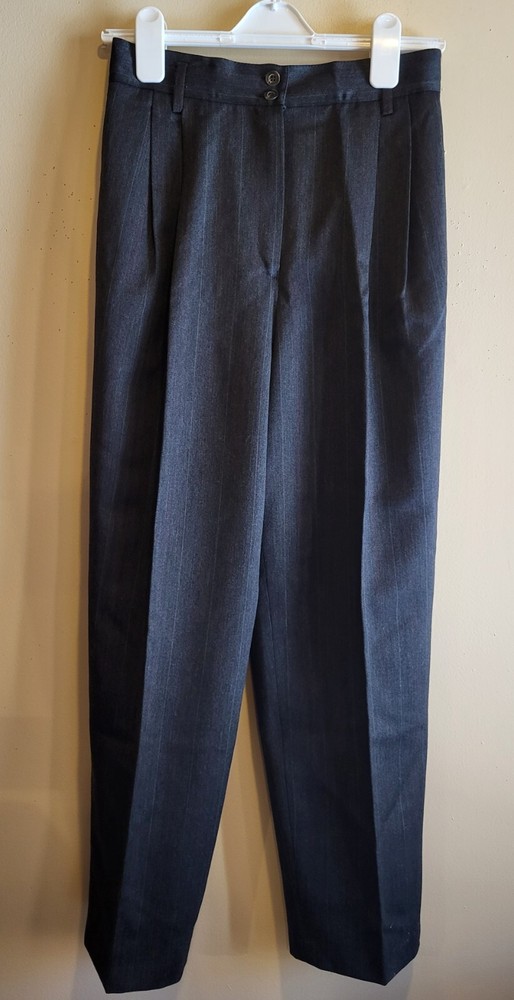 Harve Benard Holtzman 100% Wool Pants Trousers High-Rise Size 8 Academia
