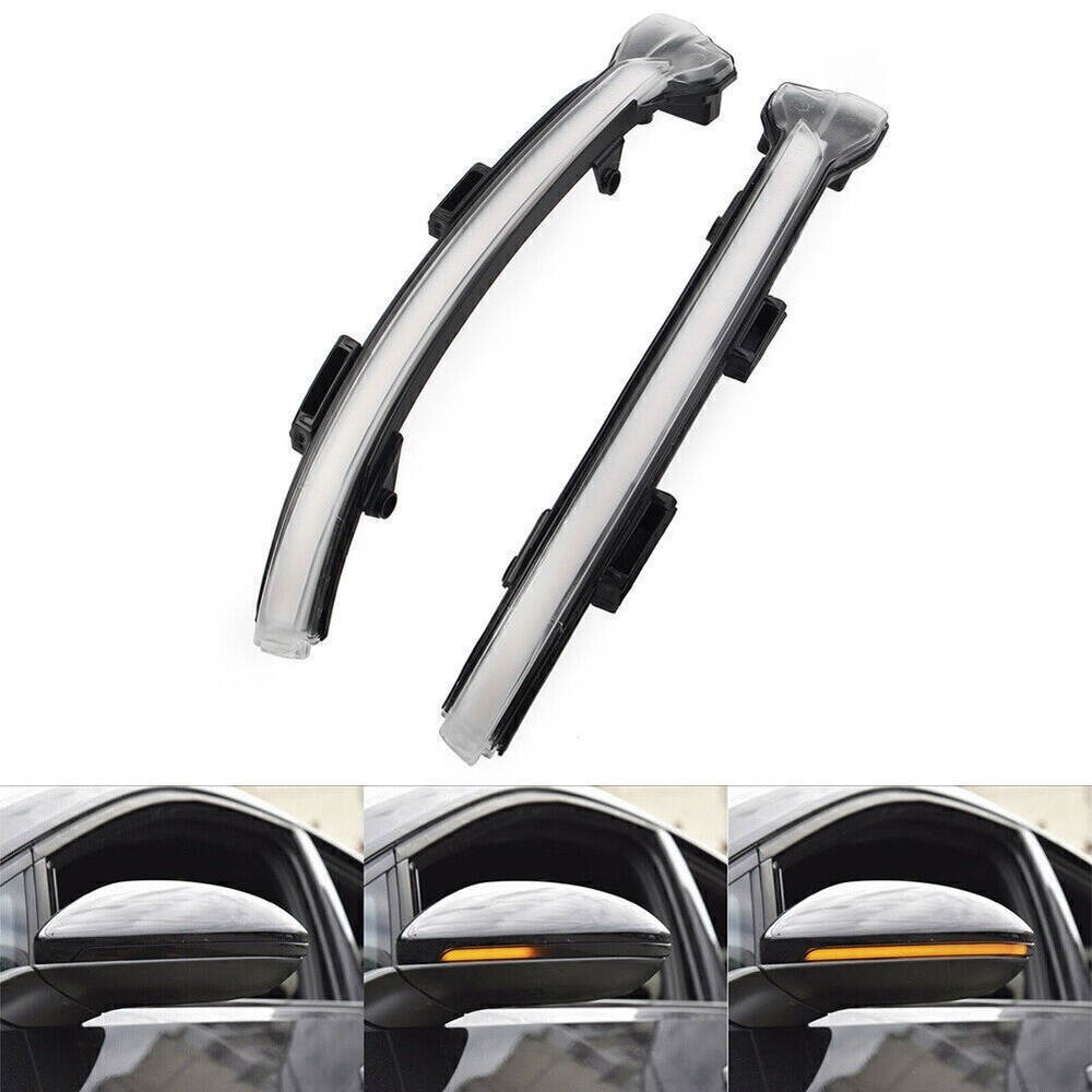 VW Golf MK7 LED Dynamic Turn Signal Mirror Indicator Lights US