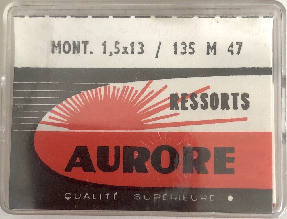 1X=1 Mainspring X 9601 1.35 X 0.105 Ø 11.5 Spring Watch 135 M 47 - 1.5 X 13