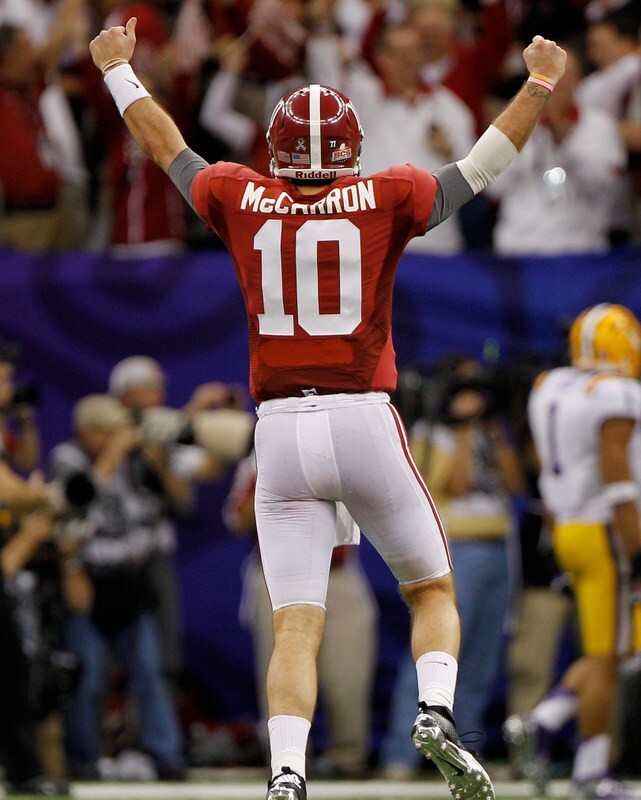 AJ MCCARRON Alabama Crimson Tide National Champions 8 x 10 Photo Poster Man Cave