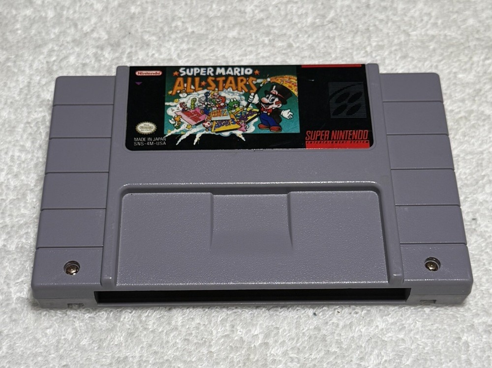 Authentic Tested Working SNES Super Mario All-Stars 1993 Fast Shipping