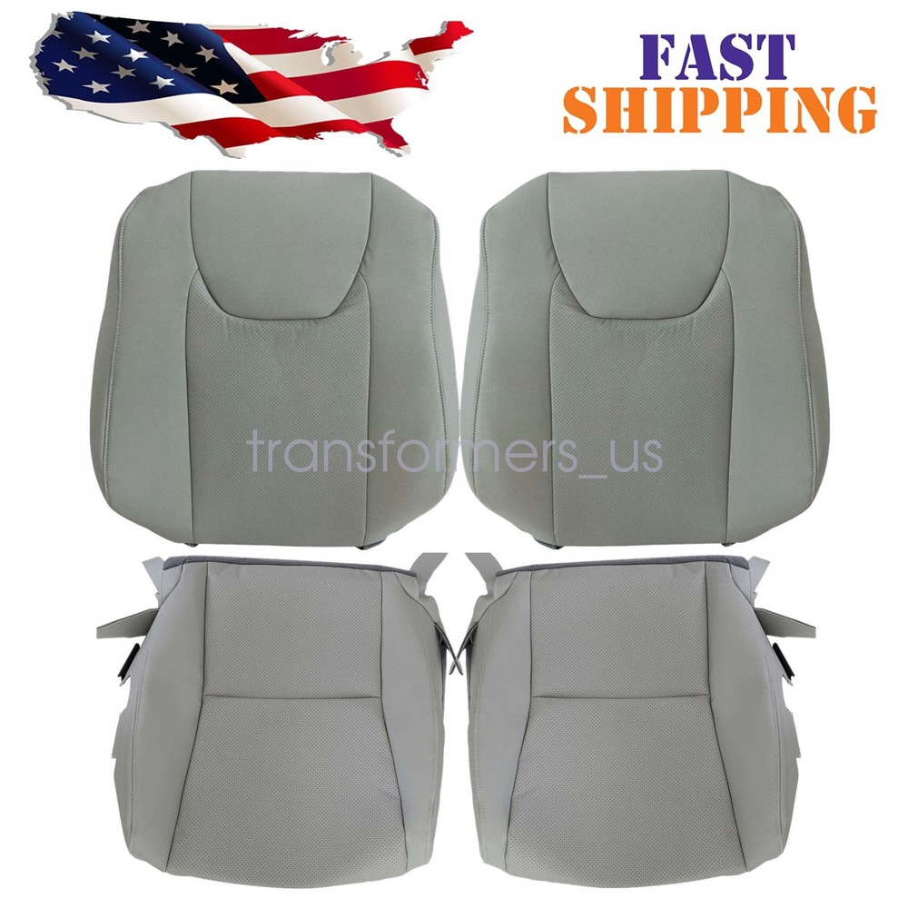 For 2010-2015 Lexus RX350 RX450h Front Both Side Bottom & Top Seat Cover Gray
