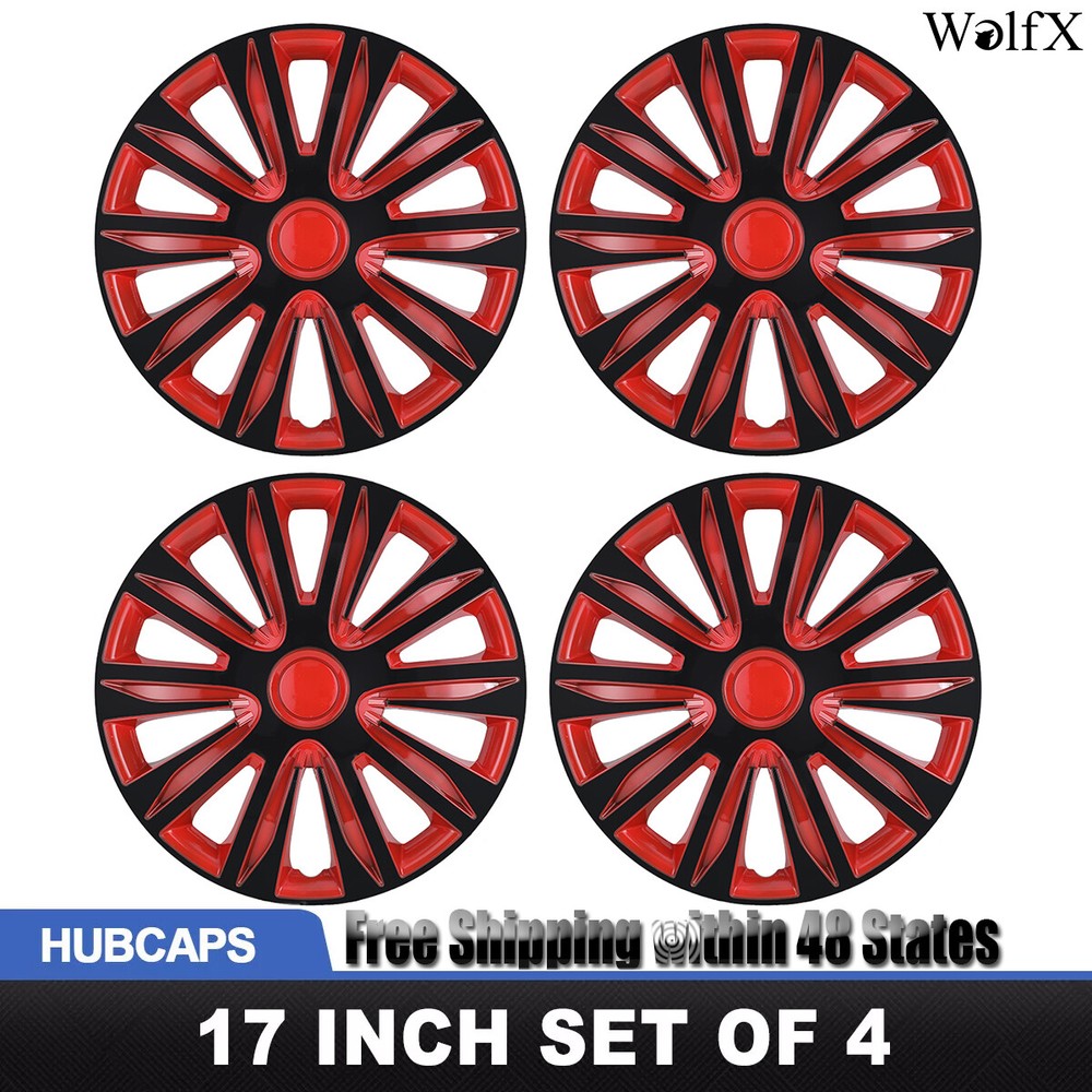 17 Inch Full Rim Wheel Covers Hub Caps for R17 Tires Set of 4