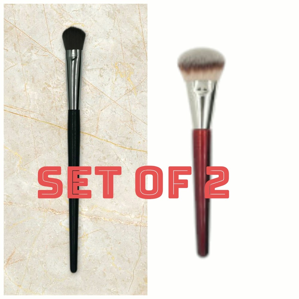 BK Beauty 109 Foundation Brush & A506 Concealer Brush Set Of 2