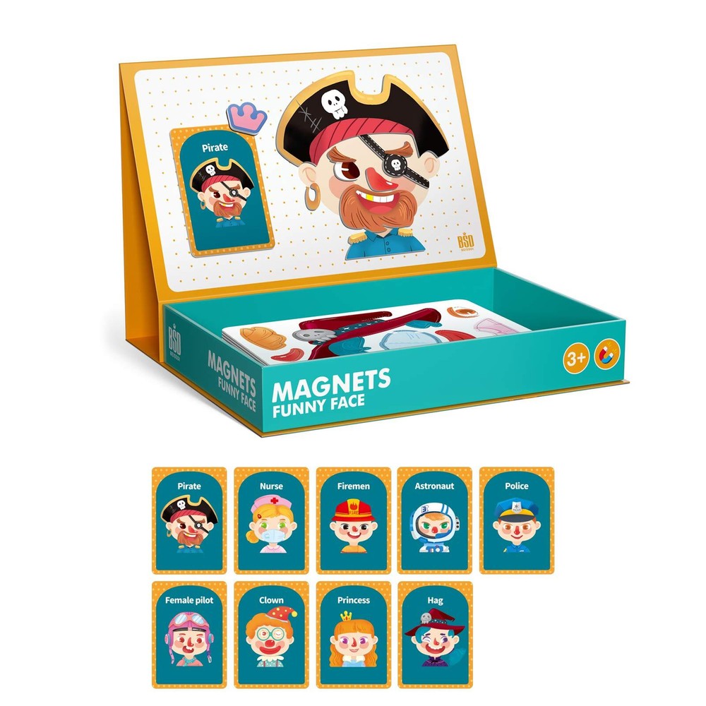 NOOLY Magnetic Jigsaw Puzzles with Storage Case for Kids Age 3+ for Education...