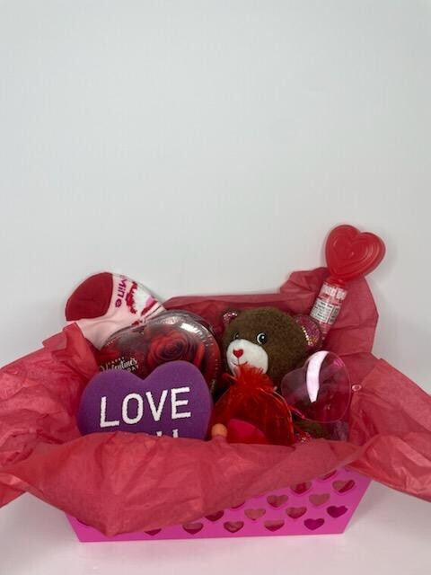Valentines Day Gift Basket For Her Wife Girlfriend Mom Daughter Unique Assortme-image