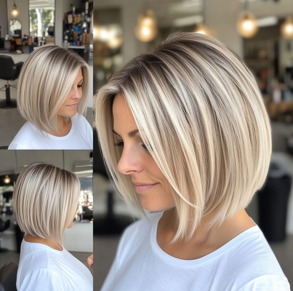 Balayage ash blonde brown Highlight 13x4 Lace Front Human Hair Wig