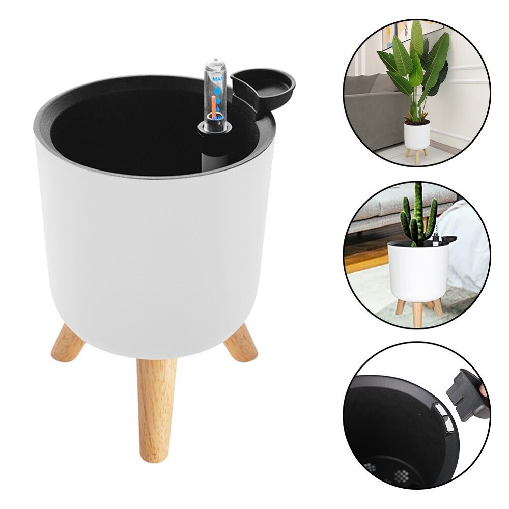 Water Management Flowerpots with Convenient Indicators for Optimal Growth